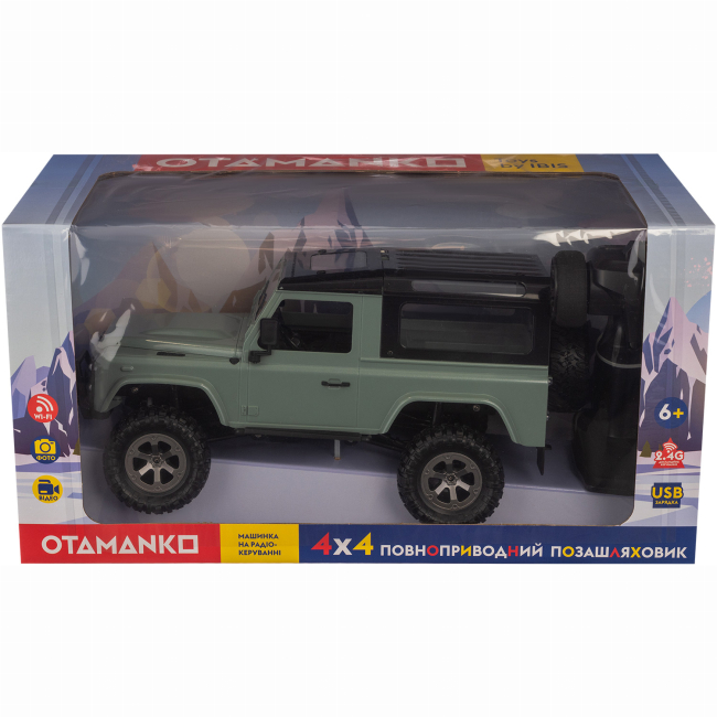 Радіокеровані моделі - Автомодель Otamanko Позашляховик з камерою зелений (532.01.41)#6