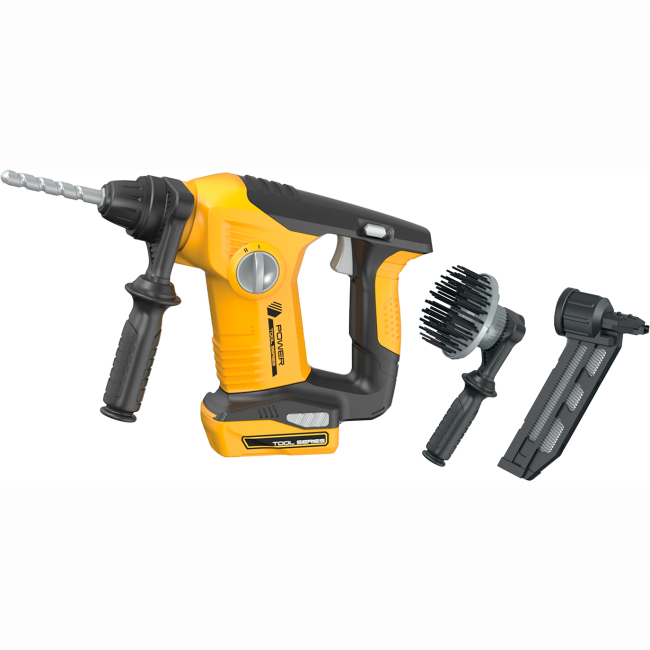 Наборы профессий - Игровой набор Otamanko Дрель перфоратор щетка желтый 3 в 1 (532.01.53)#2