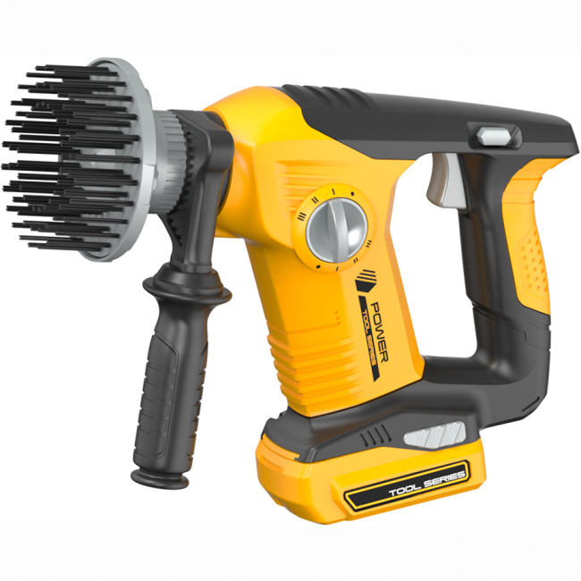 Наборы профессий - Игровой набор Otamanko Дрель перфоратор щетка желтый 3 в 1 (532.01.53)#3