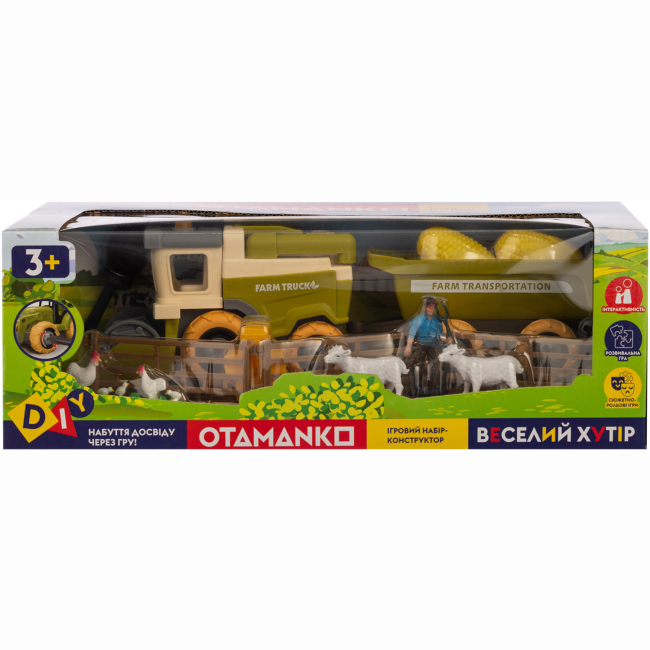 Транспорт и спецтехника - Игровой набор Otamanko Веселый хутор Комбайн и фермер (532.01.55)#2