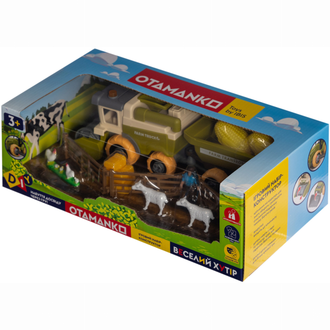 Транспорт и спецтехника - Игровой набор Otamanko Веселый хутор Комбайн и фермер (532.01.55)#3