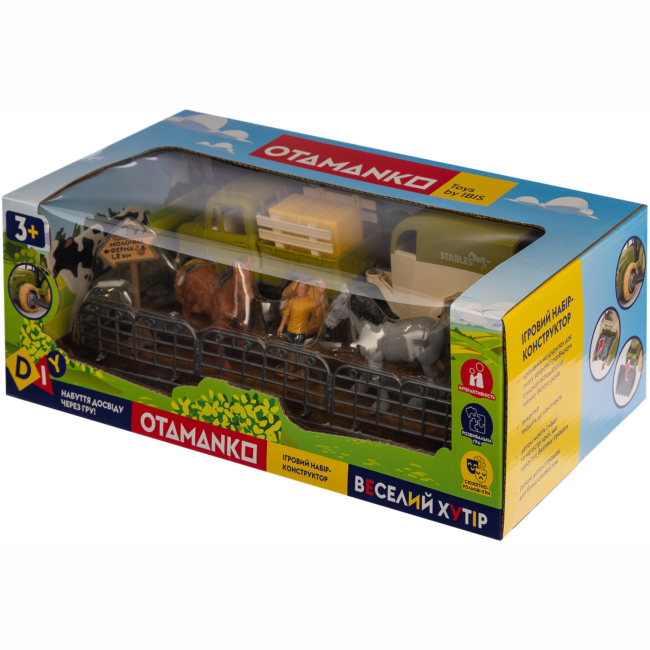 Транспорт и спецтехника - Игровой набор Otamanko Веселый хутор Грузовик и фермер (532.01.58)#3