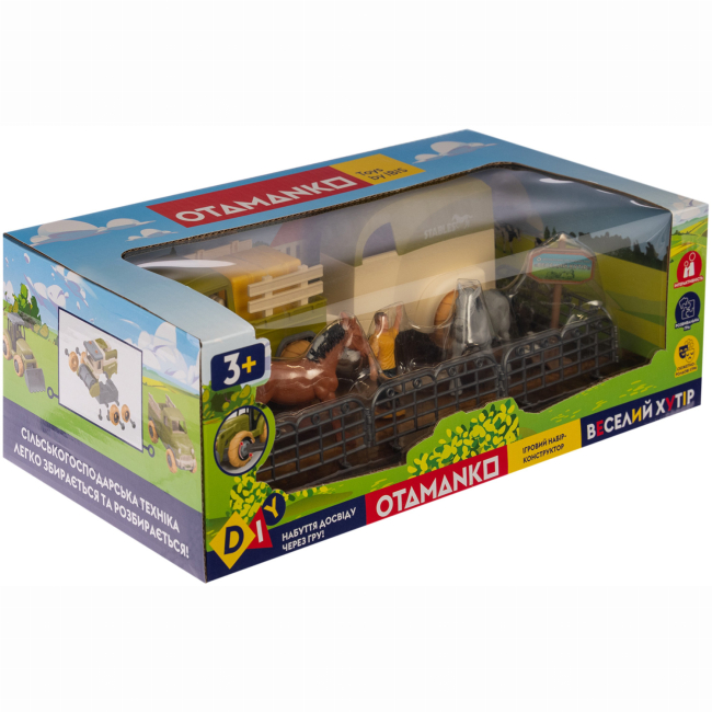 Транспорт и спецтехника - Игровой набор Otamanko Веселый хутор Грузовик и фермер (532.01.58)#4