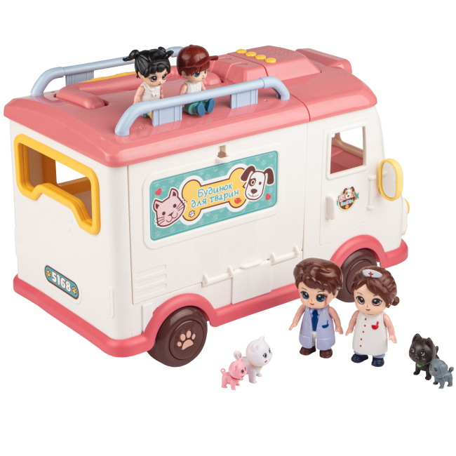 Транспорт і улюбленці - Ігровий набір Otamanko Зоодім на колесах (532.02.10)#2
