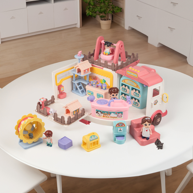 Транспорт і улюбленці - Ігровий набір Otamanko Зоодім на колесах (532.02.10)#5