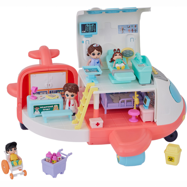 Транспорт і улюбленці - Ігровий набір Otamanko Літак невідкладної допомоги (532.02.12)#2