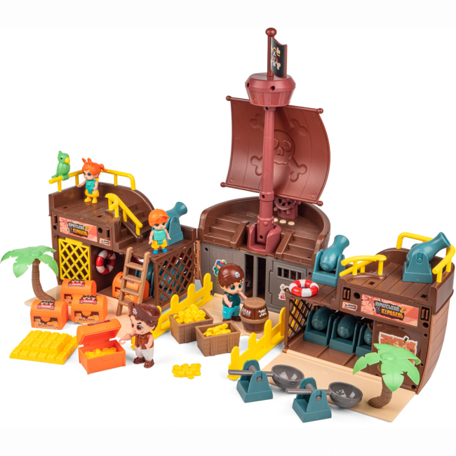 Транспорт и питомцы - Игровой набор Otamanko Пиратский корабль (532.02.16)#2