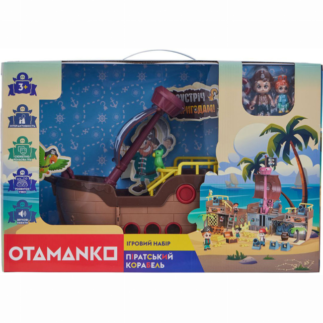 Транспорт и питомцы - Игровой набор Otamanko Пиратский корабль (532.02.16)#3