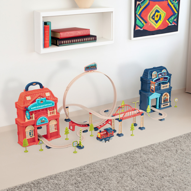 Залізниці та потяги - Ігровий набір Otamanko Хоробрий паровозик 142 деталі (532.02.27)#4