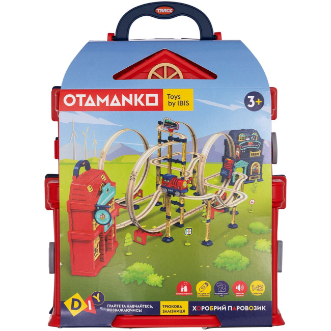 Железные дороги и поезда - Игровой набор Otamanko Храбрый паровозик 173 детали (532.02.28)#2
