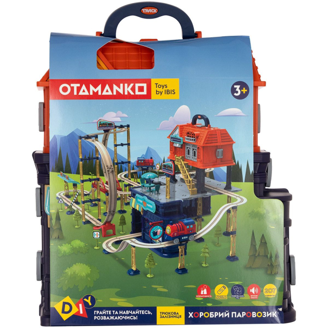Железные дороги и поезда - Игровой набор Otamanko Храбрый паровозик 207 деталей (532.02.31)#2