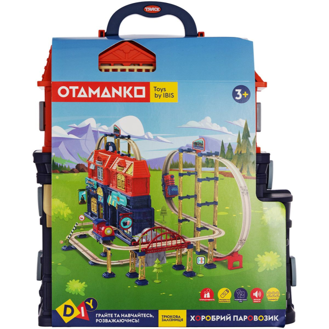 Железные дороги и поезда - Игровой набор Otamanko Храбрый паровозик 222 детали (532.02.32)#2