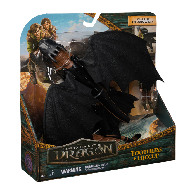 Фигурки персонажей - Набор фигурок Dragons Как приручить дракона Беззубик и Иккинг (SM66663/6074007)#5