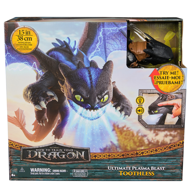 Фигурки персонажей - Фигурка Dragons Как приручить дракона Беззубик, дышащий огнем (SM66664/6072541)#4