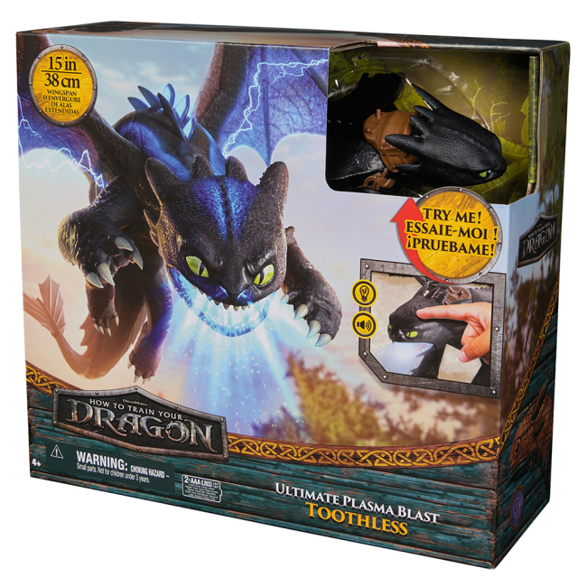 Фигурки персонажей - Фигурка Dragons Как приручить дракона Беззубик, дышащий огнем (SM66664/6072541)#5