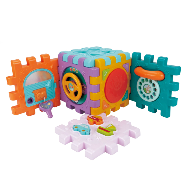 Развивающие игрушки - Развивающая игрушка Iggy Ziggy Мультикуб разноцветный (3858894670949)#3