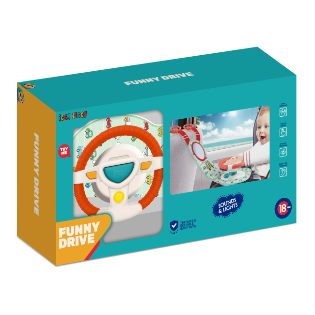 Развивающие игрушки - Игровой центр Iggy Ziggy Автотренажер для малышей (3858894675739)#2