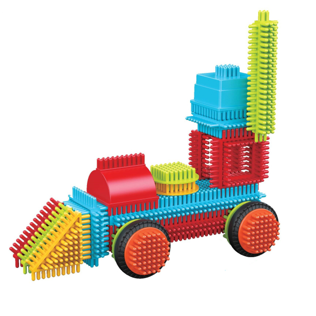 Конструктори з унікальними деталями - Конструктор Picasso tiles Hedgehog building blocks set 41 деталь (817338027384)#3