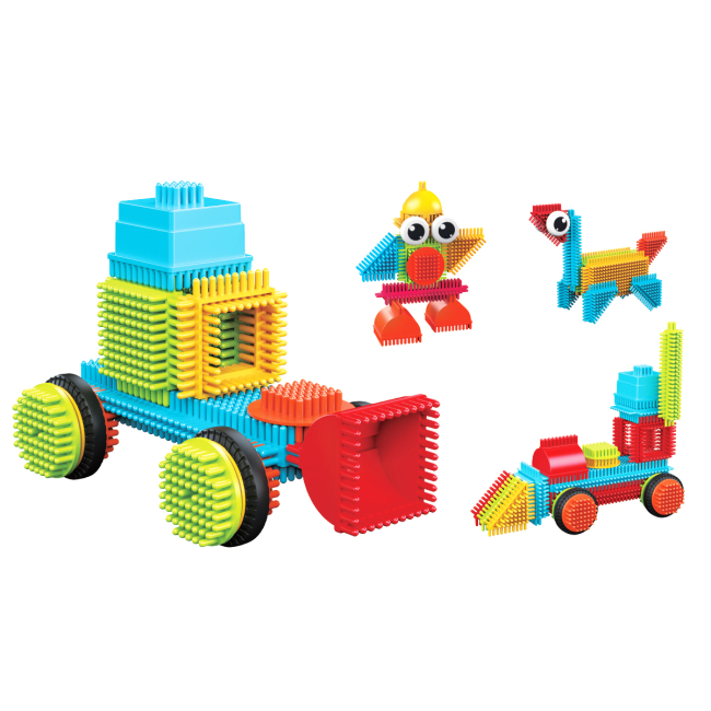 Конструкторы с уникальными деталями - Конструктор Picasso tiles Hedgehog building blocks set 112 деталей (817338022631)#3