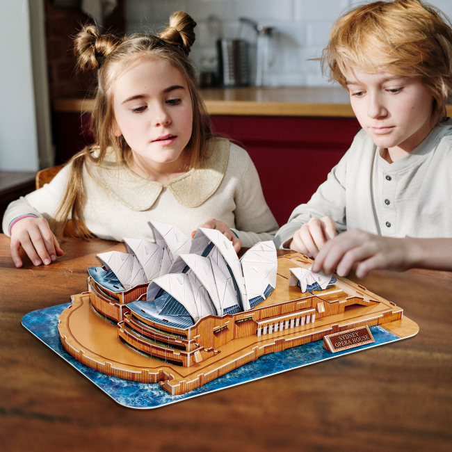 3D-пазли - Тривимірний пазл CubicFun National Geographic Сідней (DS1088h)#3