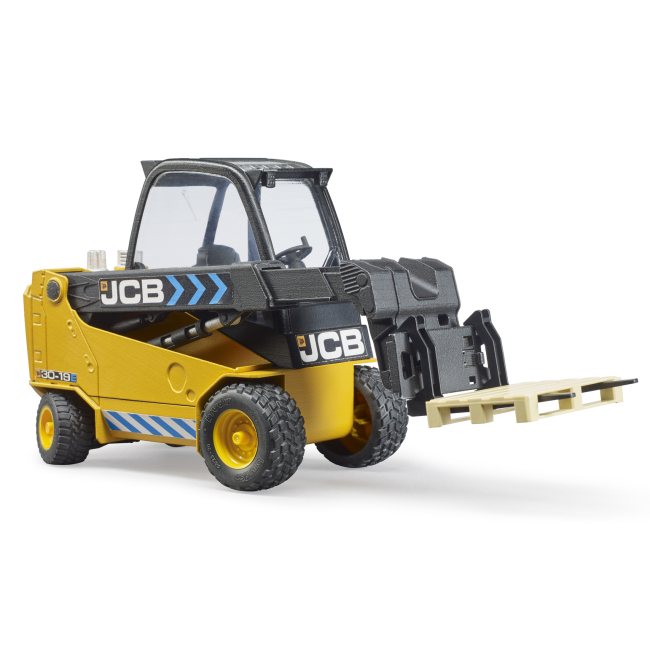 Транспорт и спецтехника - Погрузчик Bruder JCB Телескопический с паллетой (02512)#2