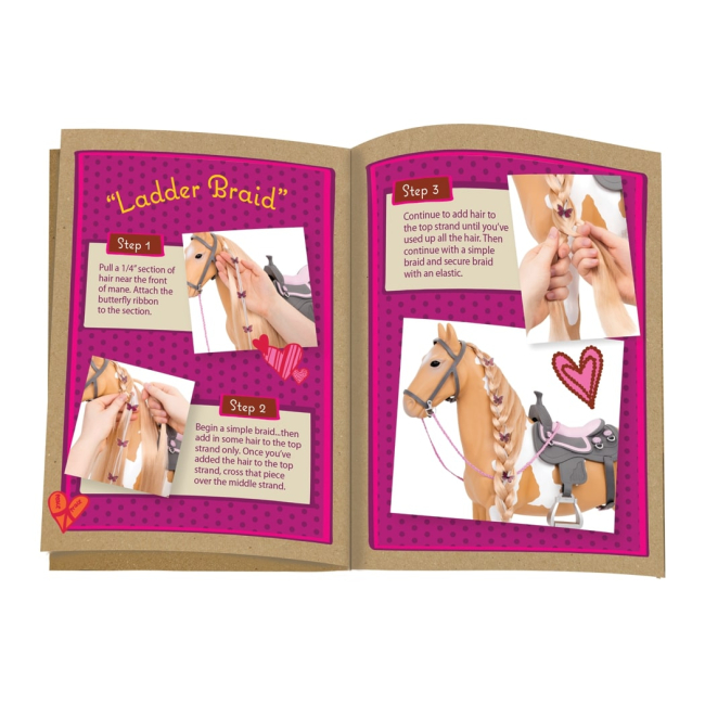 Транспорт і улюбленці - Ігровий набір Our Generation Кінь із довгою гривою 50 см (BD38030Z)#7