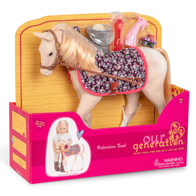 Транспорт і улюбленці - Ігровий набір Our Generation Кінь Скарлет 26 см (BD38012Z)#6