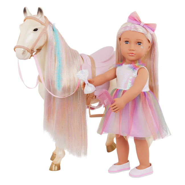 Транспорт и питомцы - Игровой набор Our Generation Волшебная лошадь 50 см (BD38176Z)#9