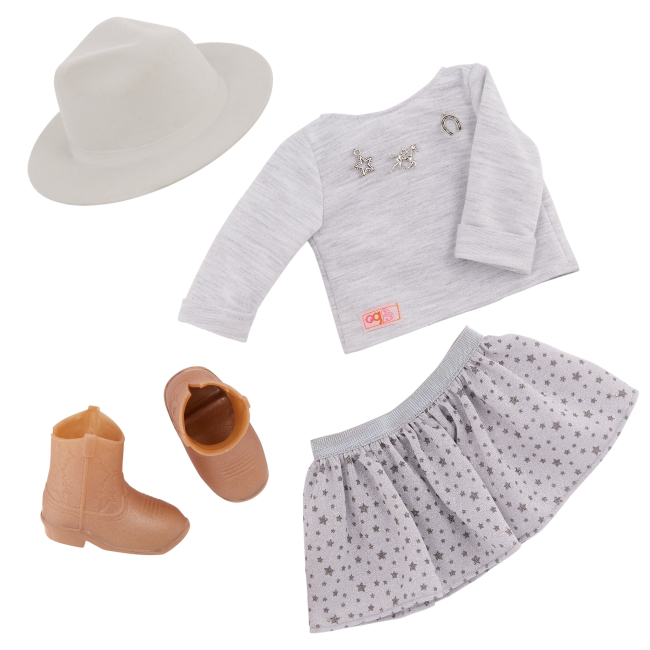 Ляльки - Лялька Our Generation Ебігейл у плісированій спідниці та шапці 46 см (BD31533Z)#5