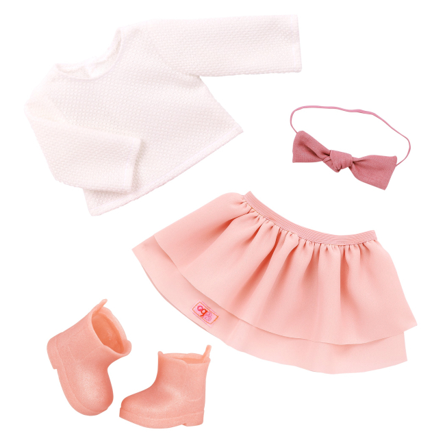 Ляльки - Лялька Our Generation Еффі в рожевій спідниці з воланами 46 см (BD31521Z)#4
