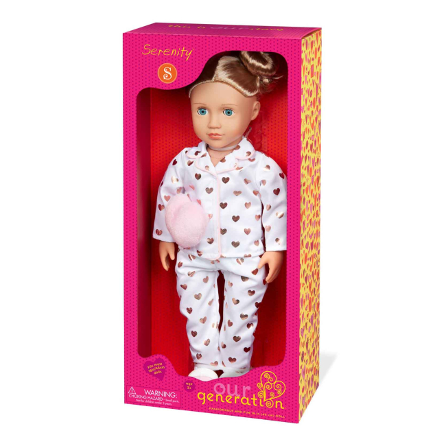 Куклы - Кукла Our Generation Кукла Серенити в пижаме 46 см (BD31372)#5