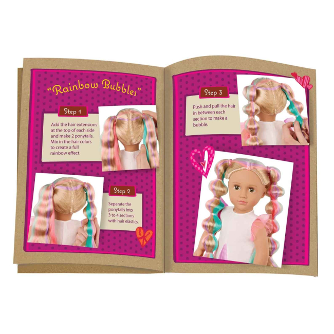 Ляльки - Лялька Our Generation Тессі зі зростаючим різнокольоровим волоссям 46 см (BD31564Z)#5