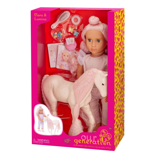 Ляльки - Лялька Our Generation Елара з лошам Люміна та аксесуарами 46 см (BD31493Z)#8
