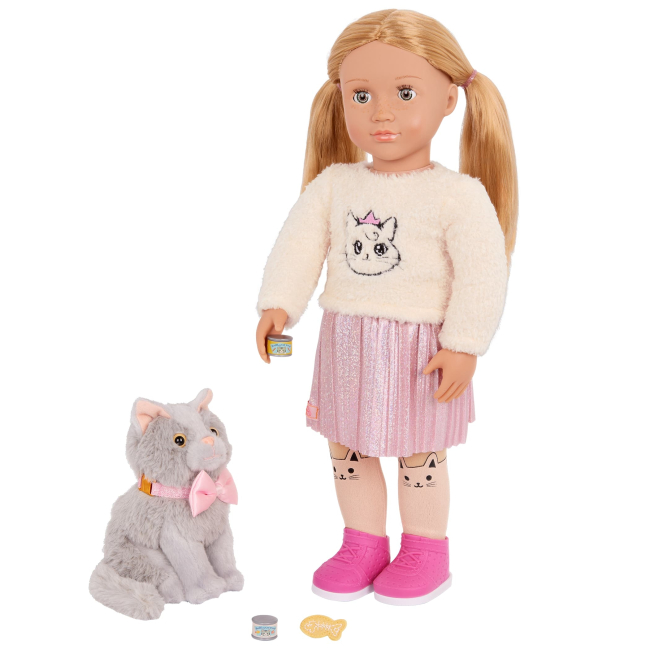 Куклы - Кукла Our Generation Скайлар с котёнком Сэмми и аксессуарами 46 см (BD31579Z)#2
