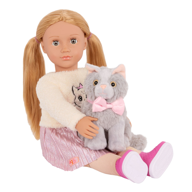 Куклы - Кукла Our Generation Скайлар с котёнком Сэмми и аксессуарами 46 см (BD31579Z)#3