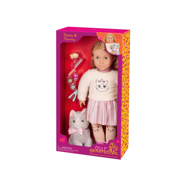 Куклы - Кукла Our Generation Скайлар с котёнком Сэмми и аксессуарами 46 см (BD31579Z)#7