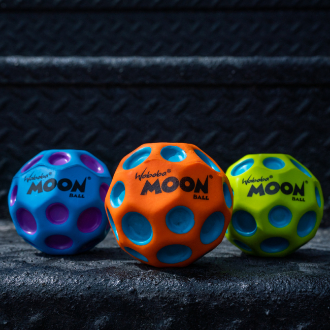 Спортивні активні ігри - М'яч-стрибун Waboba Moon ball Mars блакитний з фіолетовим (329C99_A/1)#3