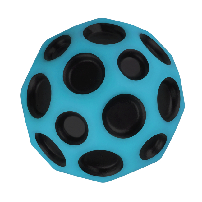 Спортивные активные игры - Мяч-попрыгун Waboba Moon ball Galaxy голубой с черным (321C99_A/2)#2
