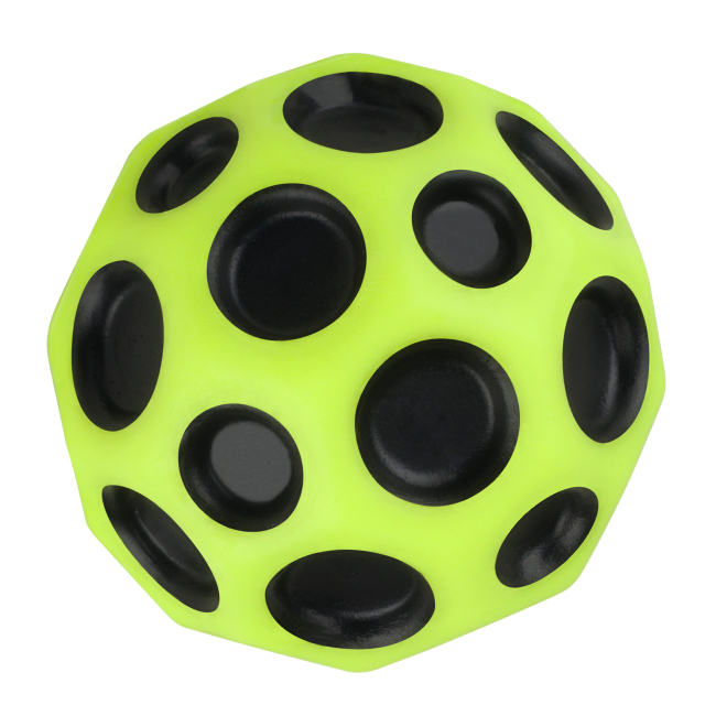 Спортивні активні ігри - М'яч-стрибун Waboba Moon ball Galaxy жовтий з чорним (321C99_A/4)#2