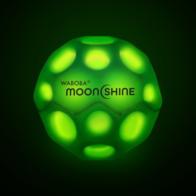Спортивные активные игры - Мяч-попрыгун Waboba Moon ball Neon зеленый (325C02_A/2)#2