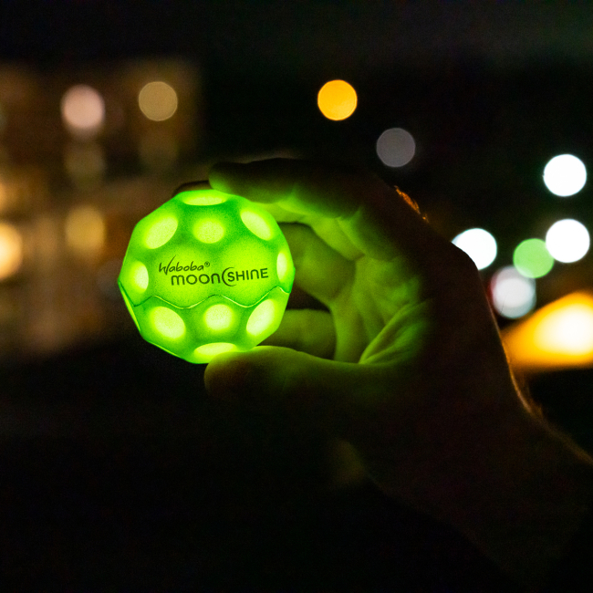 Спортивные активные игры - Мяч-попрыгун Waboba Moon ball Neon зеленый (325C02_A/2)#3