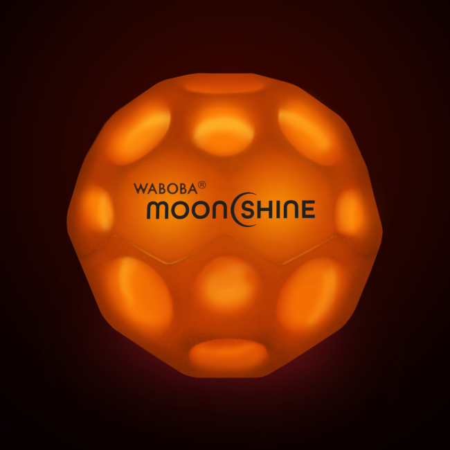 Спортивные активные игры - Мяч-попрыгун Waboba Moon ball Neon оранжевый (325C02_A/3)#2