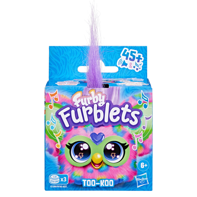 Персонажи мультфильмов - Интерактивная игрушка Furby Furblets Too-Koo (F9703/G1399)#2