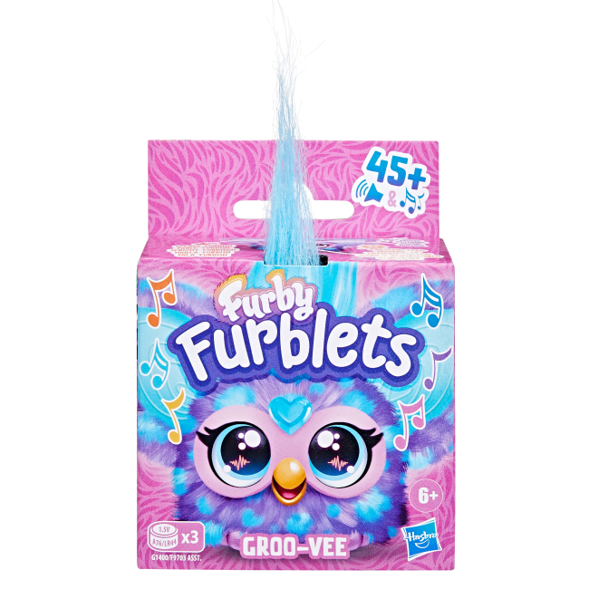 Персонажи мультфильмов - Интерактивная игрушка Furby Furblets Groo-Vee (F9703/G1400)#2