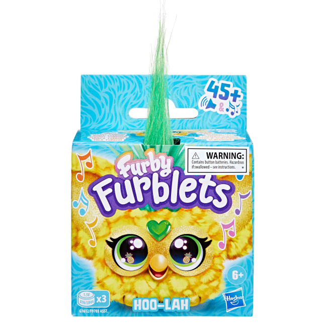 Персонажи мультфильмов - Интерактивная игрушка Furby Furblets Hoo-Lah (F9703/G1612)#2