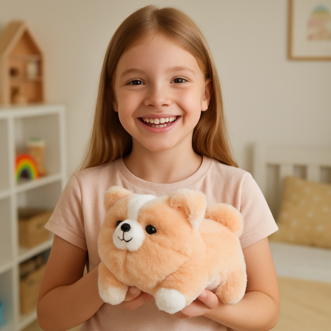 М'які тварини - Інтерактивна іграшка Кращий друг Собачка персикова (BF2506/1)#5