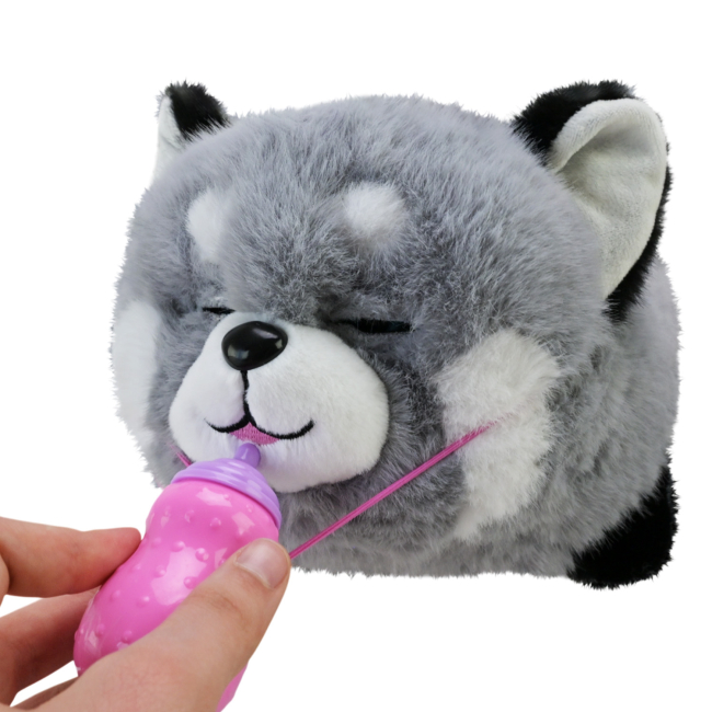 Мягкие животные - Интерактивная игрушка Кращий друг Панда серая (BF2507/1)#4