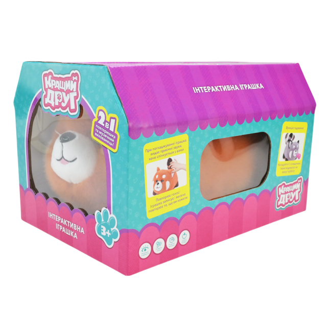 Мягкие животные - Интерактивная игрушка Кращий друг Панда рыжая (BF2507/2)#3