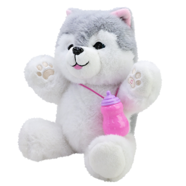 М'які тварини - Інтерактивна іграшка Кращий друг Собачка сіро-біла (BF2511/1)#2