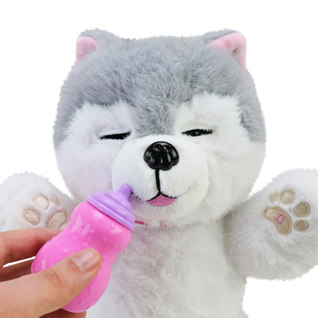 М'які тварини - Інтерактивна іграшка Кращий друг Собачка сіро-біла (BF2511/1)#4